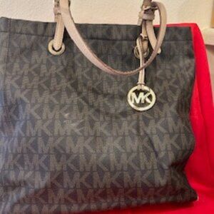 Michael Kors Large Brown Logo Purse